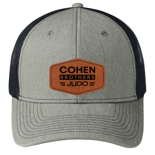 Cohen Leather Patch Trucker Hat Thumbnail