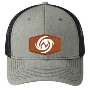 Snapback Trucker Cap w/ Leather Patch Thumbnail