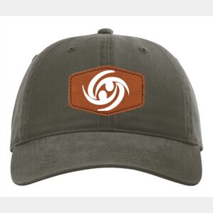 Classic Twill Dad Hat w/ Leather Patch Thumbnail