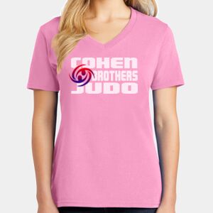 Ladies Core Cotton V Neck Tee Thumbnail